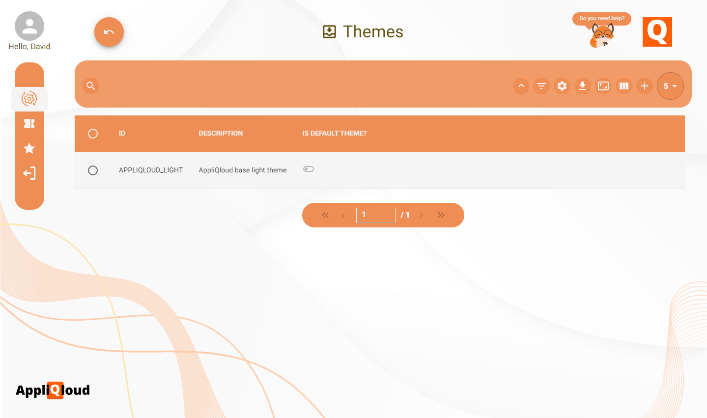 Create a new theme