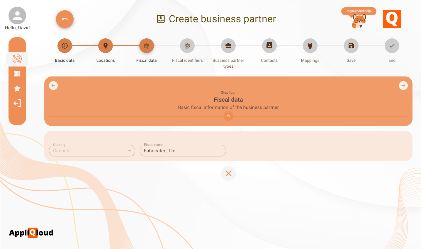 Business partner fiscal identifier