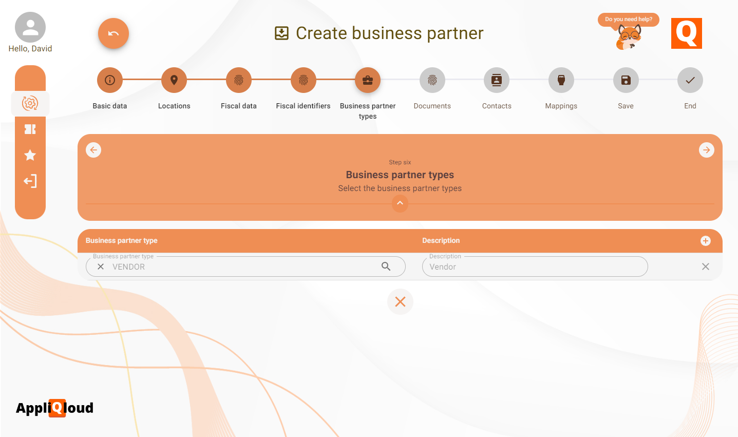 Business partner fiscal types